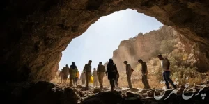 پاکسازی غار رودافشان دماوند توسط محیط‌بانان در روز ملی غار پاک