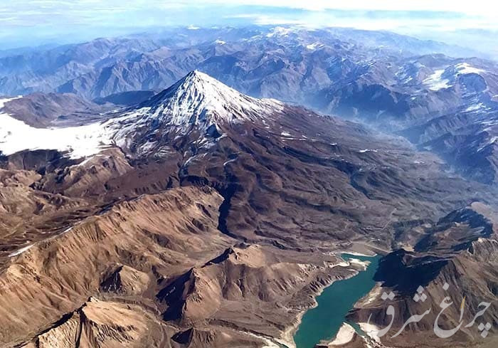 نمای شمال غربی کوه دماوند